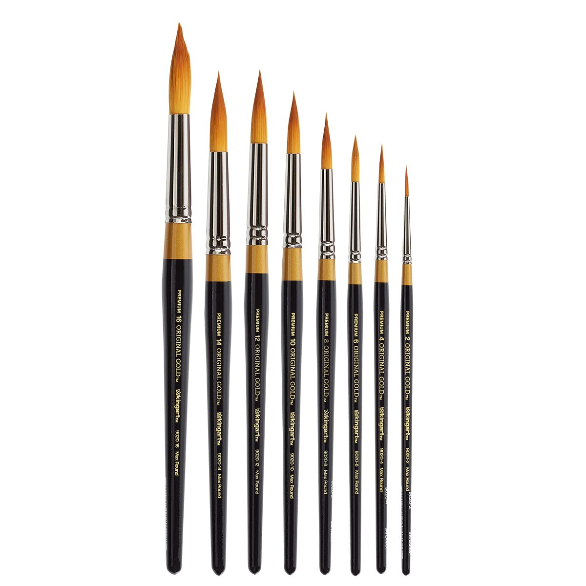 Amazon.com: KINGART Original Gold 9020 Ultra Round Series Premium